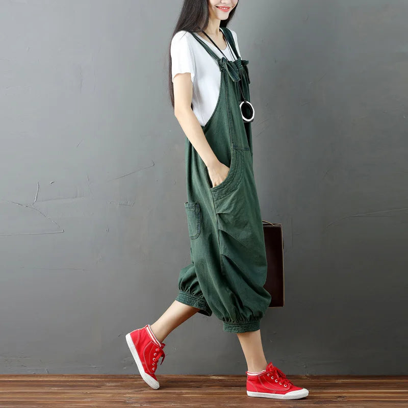 Jumpsuits Women Denim One Piece Mom Jeans Overalls Wide Leg Long Pants High Waist Rompers Y2k Streetwear Work Casual 2025 Aviola