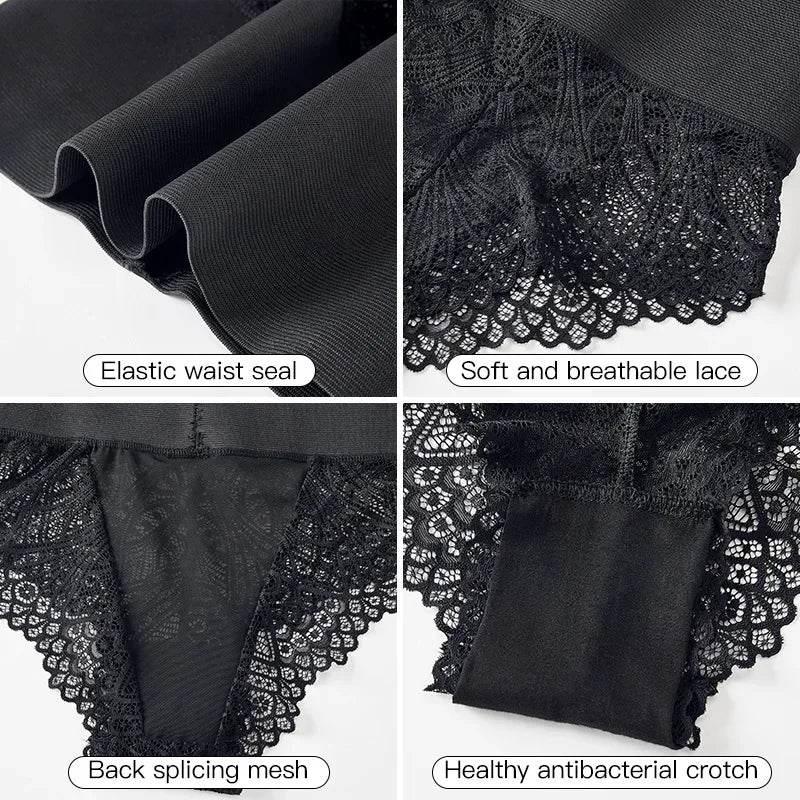 Women's Lace Tummy Control Panties High Waist Slimming Shaper Briefs Sexy Body Shapewear with Butt Lifting and Hourglass Fit Aviola