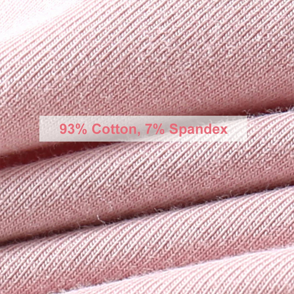 4PCS/Set High-waisted cotton underwear Womens Underwear Soft Cotton Knickers Briefs Basic Ladies Panties Panties Multipack Aviola