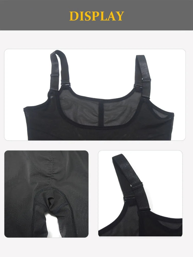 Light Shapewear Bodysuit Body Shaper Women Belly Sheath Waist Trainer Reductive Slimming Underwear Thin Breathable Aviola