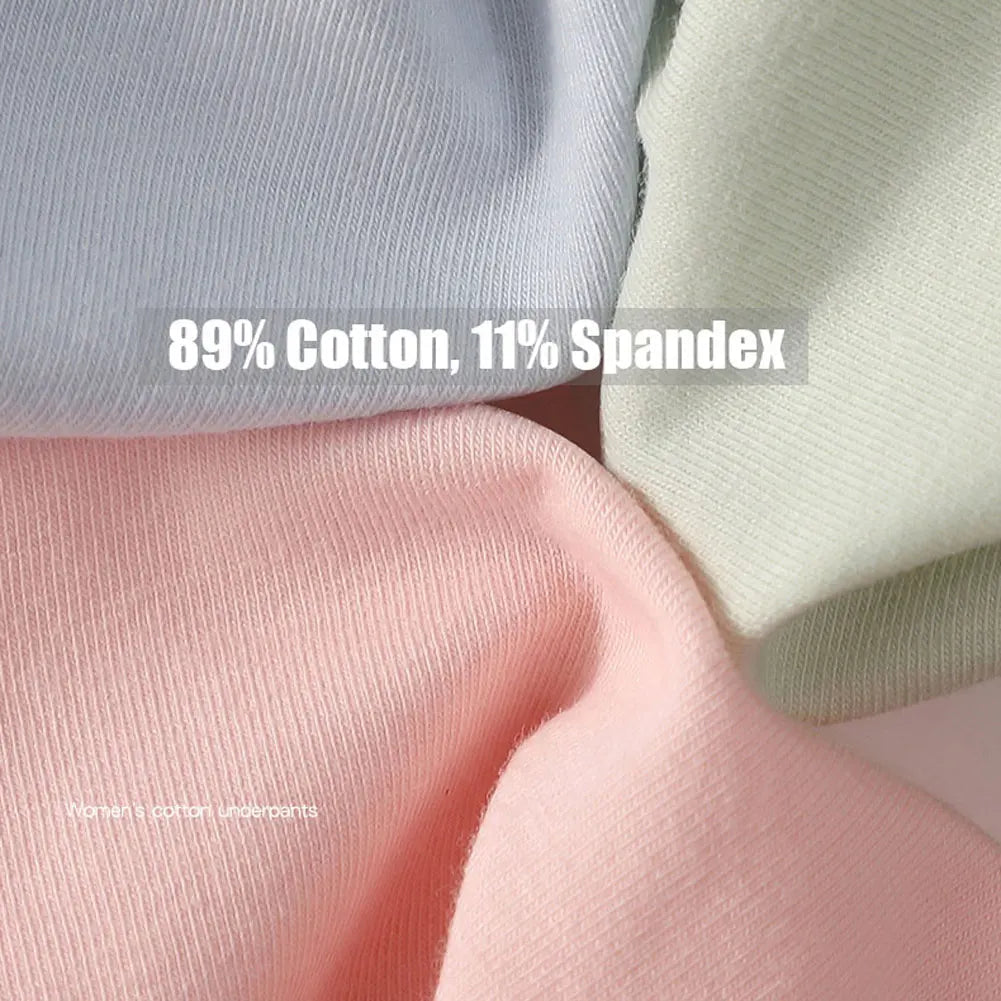 3PCS Cotton Size M-XXL Women's Panties Ladies Underwear Home Female Briefs Soft Comfortable Breathable girl's Lingerie Aviola