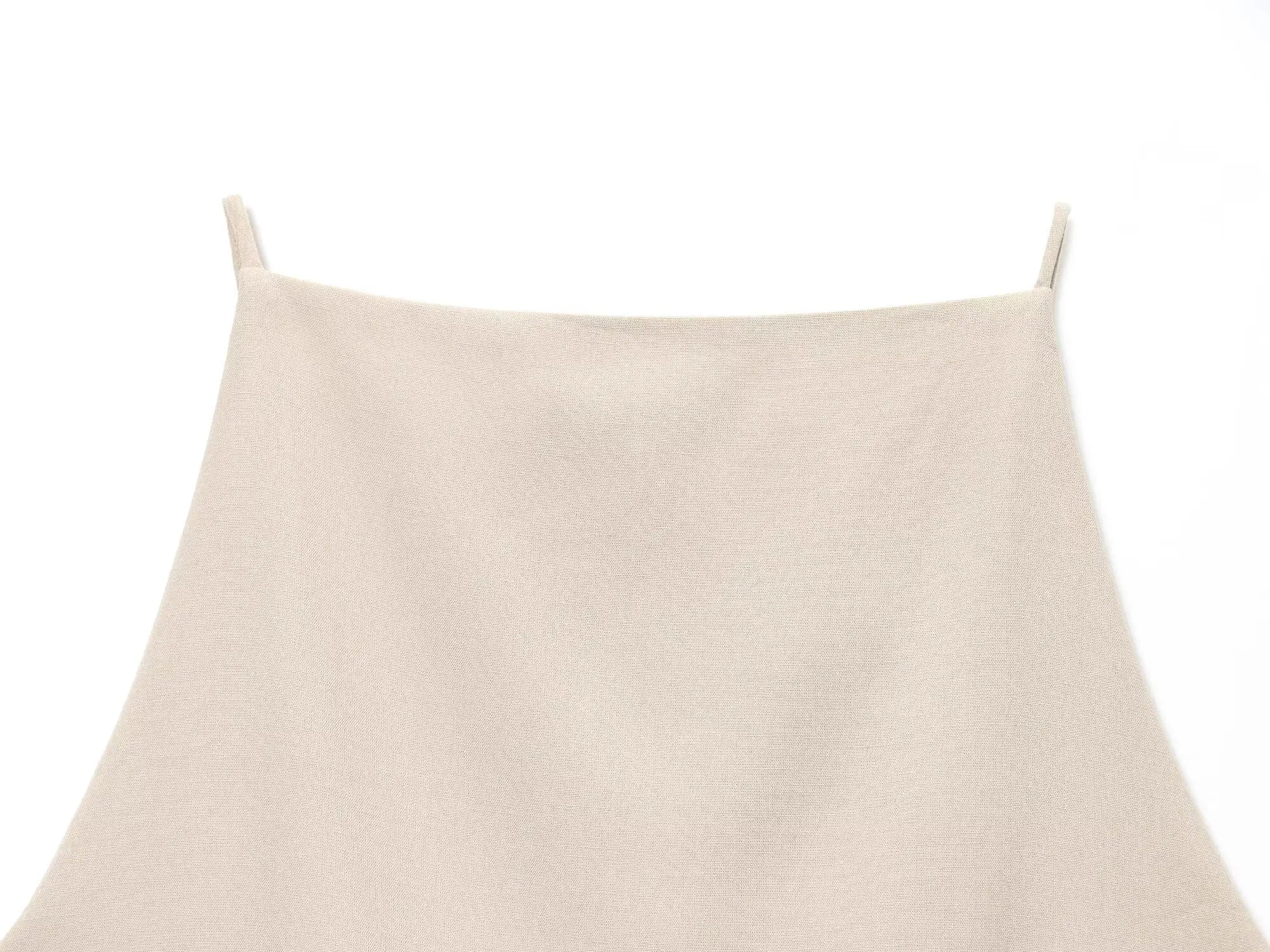 UNIZERA 2025 Summer New Arrivals Women's Wear Single-Breasted Small Pleated Skirt Midi Vest Splicing Dress Aviola
