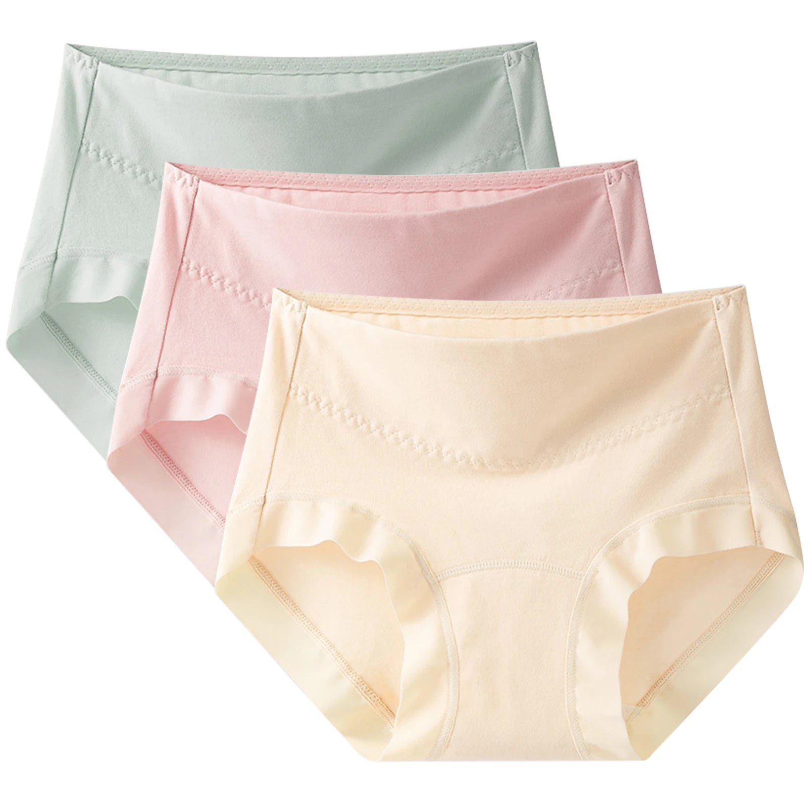 3pcs/Set Plus-Size Cotton Panties Girls Briefs Women Comfortable Breathable Female's Lingerie Soft Underwears Aviola