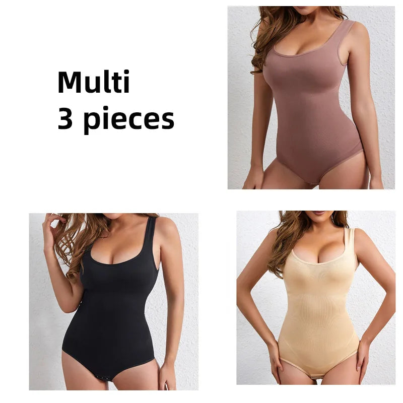 3 Pieces Light Shapewear Bodysuit Women Body Shapers Shapewear Body Shaping Clothes Postpartum Collapses Belly Shaping Top Aviola