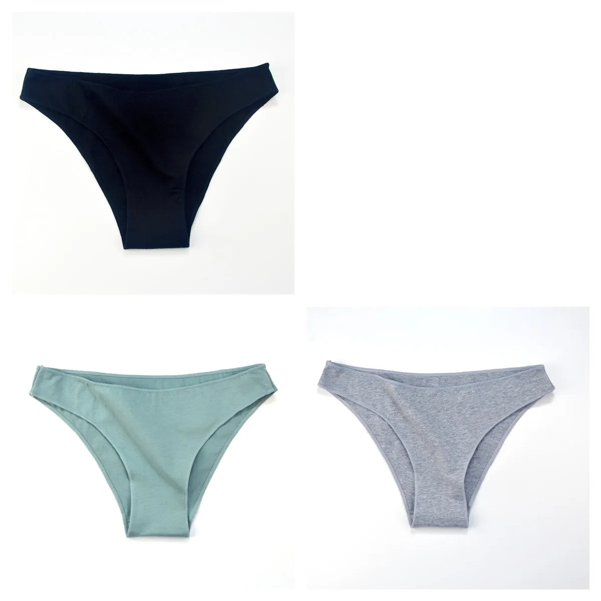 Women's 3pcs/Set Low-rise Cotton Panties Girl Underwear 2025 New Panties Low Waist Panty Breathable Soft ladies Briefs Multipack Aviola