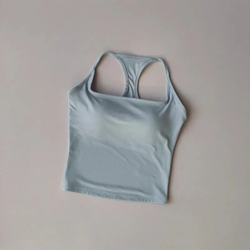 Women's Pilates Tank Top Push-Up Sports Bra Hollow Breathable Fitness Bras Gym Yoga Vest Sexy Running Tops Sportswear Aviola