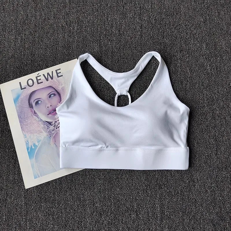Women's High-Intensity Sports Underwear Shock-Proof Anti-Sagging Yoga Vest Bra Beauty Back Running Bras Fitness Tops Gym Bra Aviola