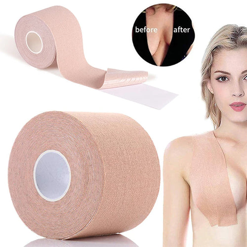 1 Roll 5M Boob Tape Push Up Bras For Women Free To Cut Large Chest Stickers Breast Lifting Up Tape Self Adhesive Invisible Bra Aviola