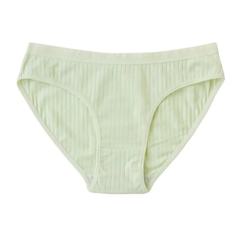 5Pcs/Set Cotton Panties Women Briefs Female Underpants Solid Color Seamless Underwear M-XL Sexy Lingerie Comfort Intimates Aviola