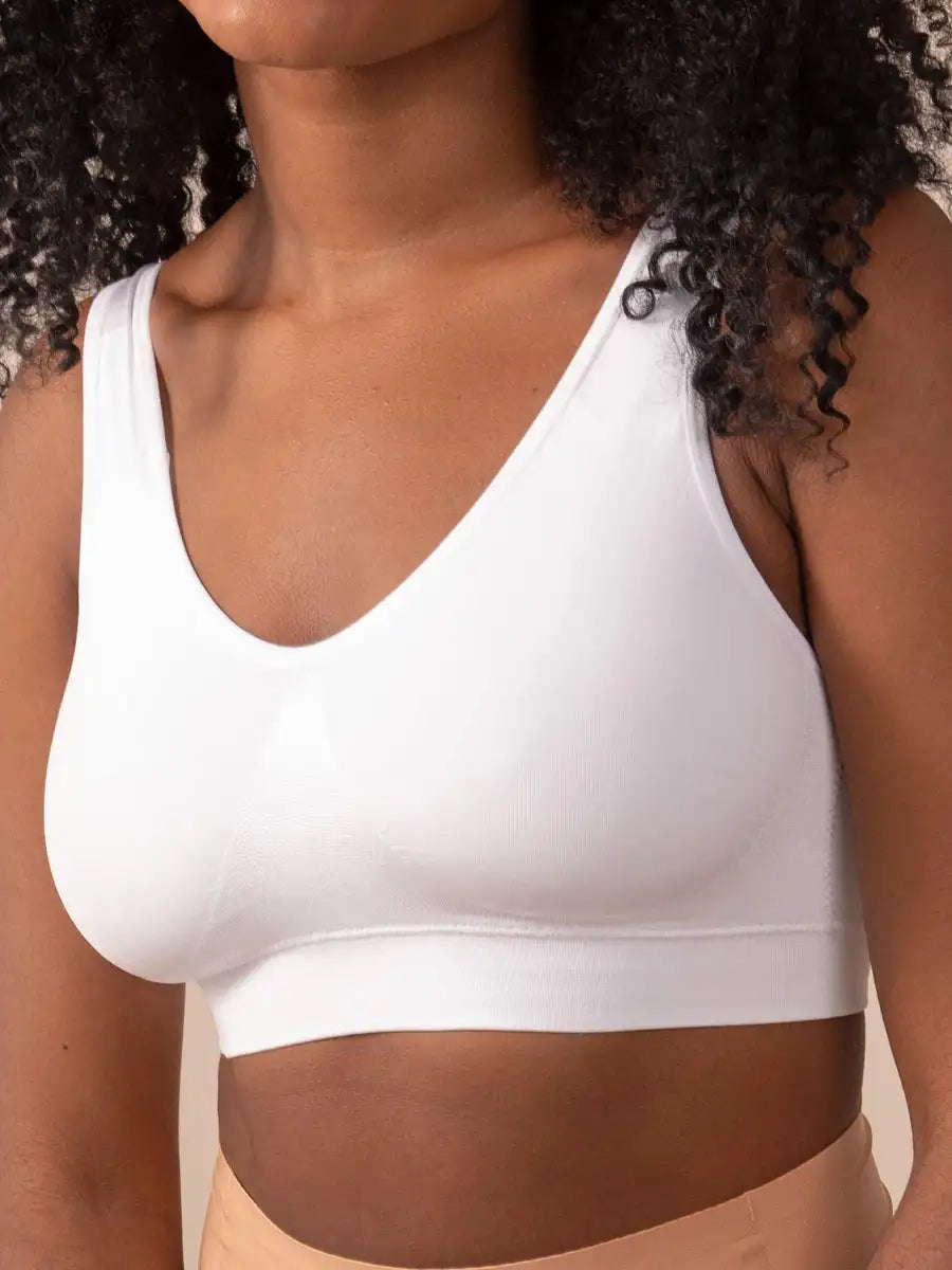 Women Daily Comfort Wireless Shaper Bra Sexy Lingerie Female Removable Pad Underwear S-4XL B48 Aviola