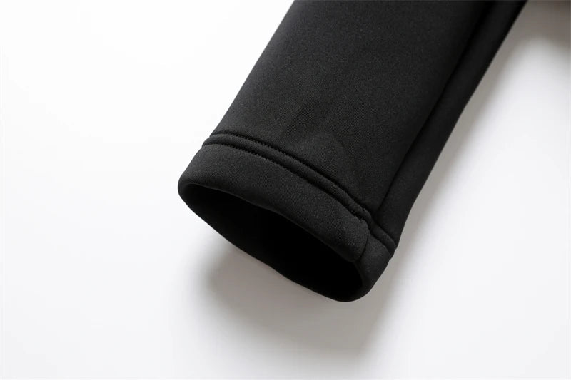 RARF Women's stand-up collar pressure glue zipper Black splicing space cotton jacket jacket for women Aviola