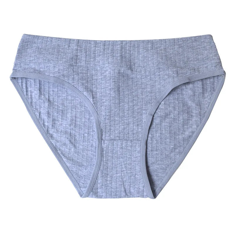 2PCS/Set Women Plus Size Seamless Cotton Panties Daily Underwear Sexy Female Rib Underpants Girls Comfort Briefs Lingerie 835 Aviola