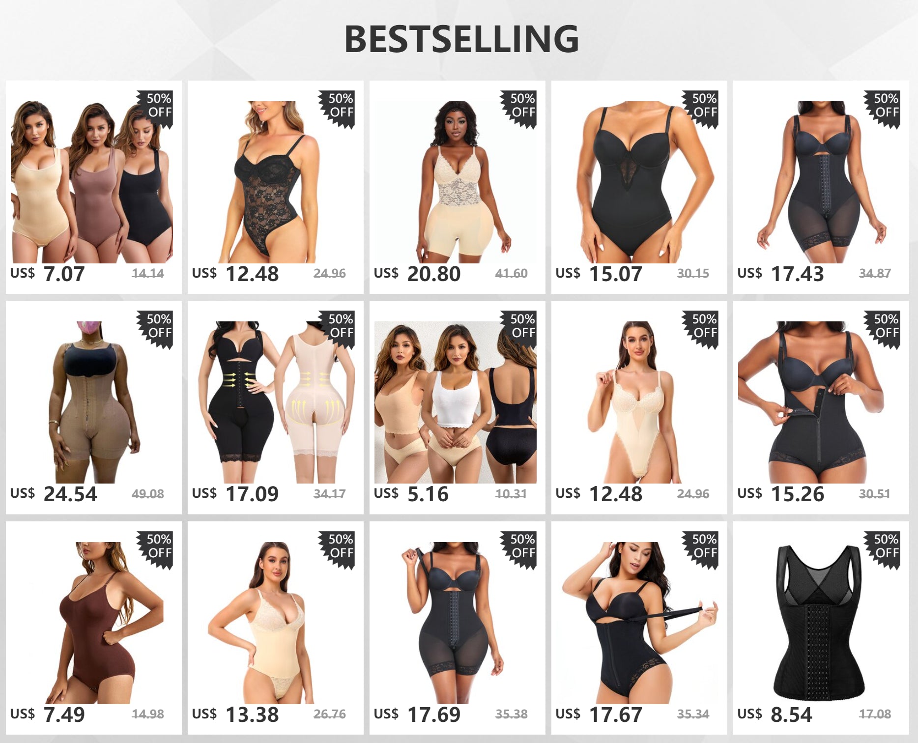 Bdoy Shapers Women High Waist Slimming Sheath Belly Compression Garment Tummy Full Bodysuits Shapewear Fajas Without Pads Aviola