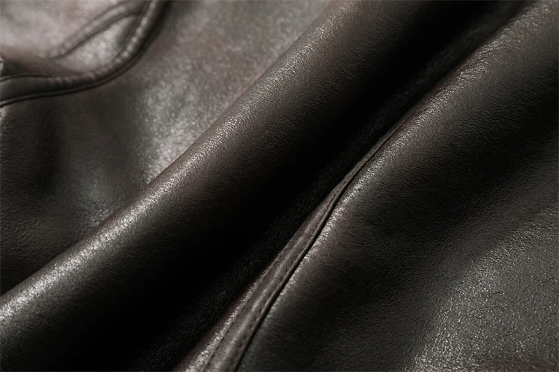RARF Autumn winter new women's thickened warm double-sided short jacket Women's brown coat Aviola