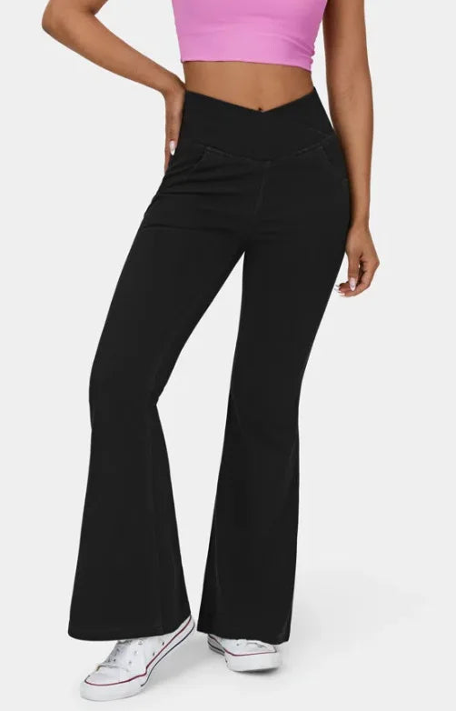 Denim Pant Women Jeans Long Flare Pants Slim Mom Jeans High Waist Yoga Trousers Y2k Streetwear Elegant Splice Sexy Work 2025 Aviola