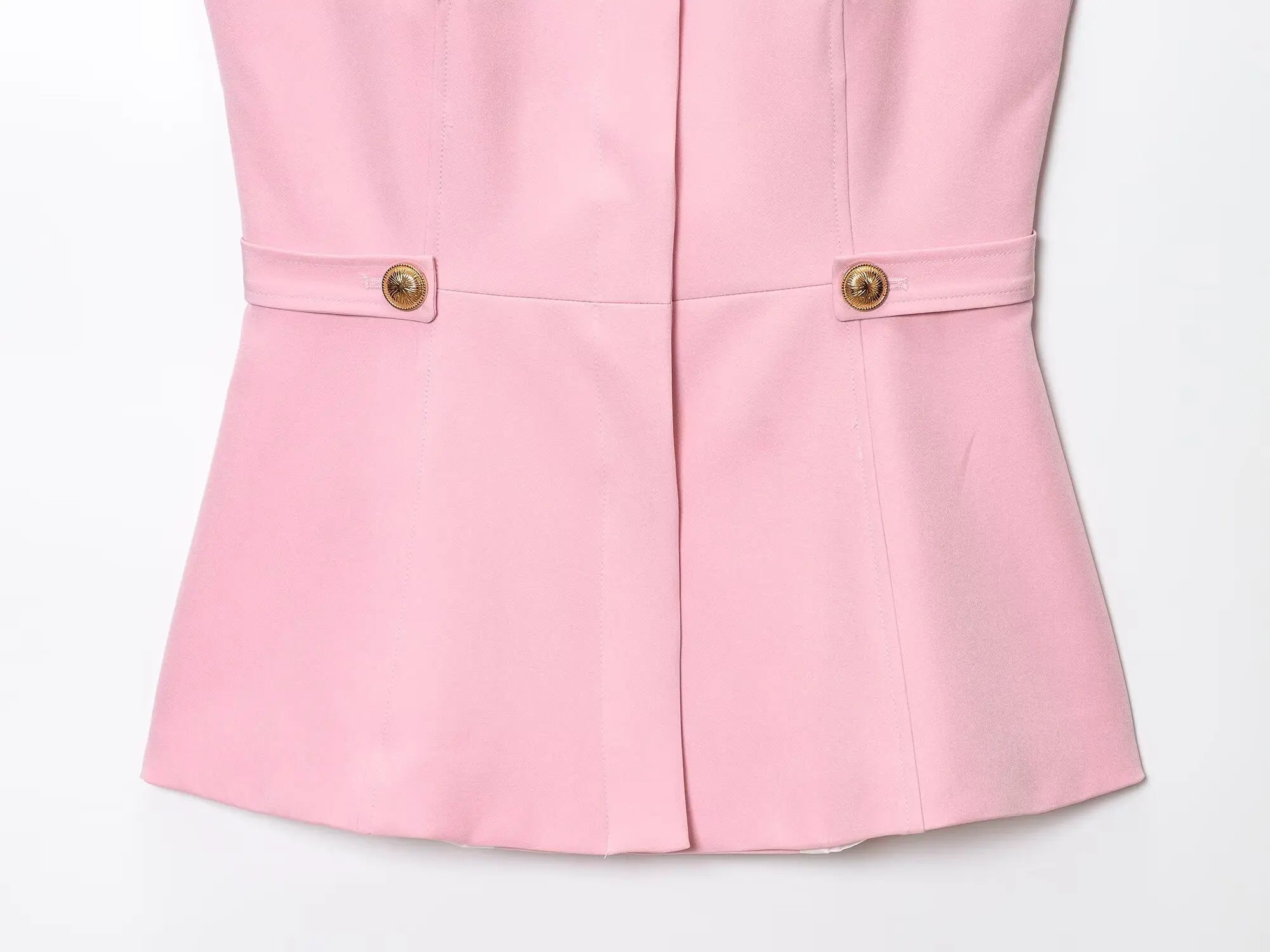 Elegant High Waist Slim Flared Pants Set with round Neck Sleeveless Vest Top And Short Skirt Hem for Women Aviola