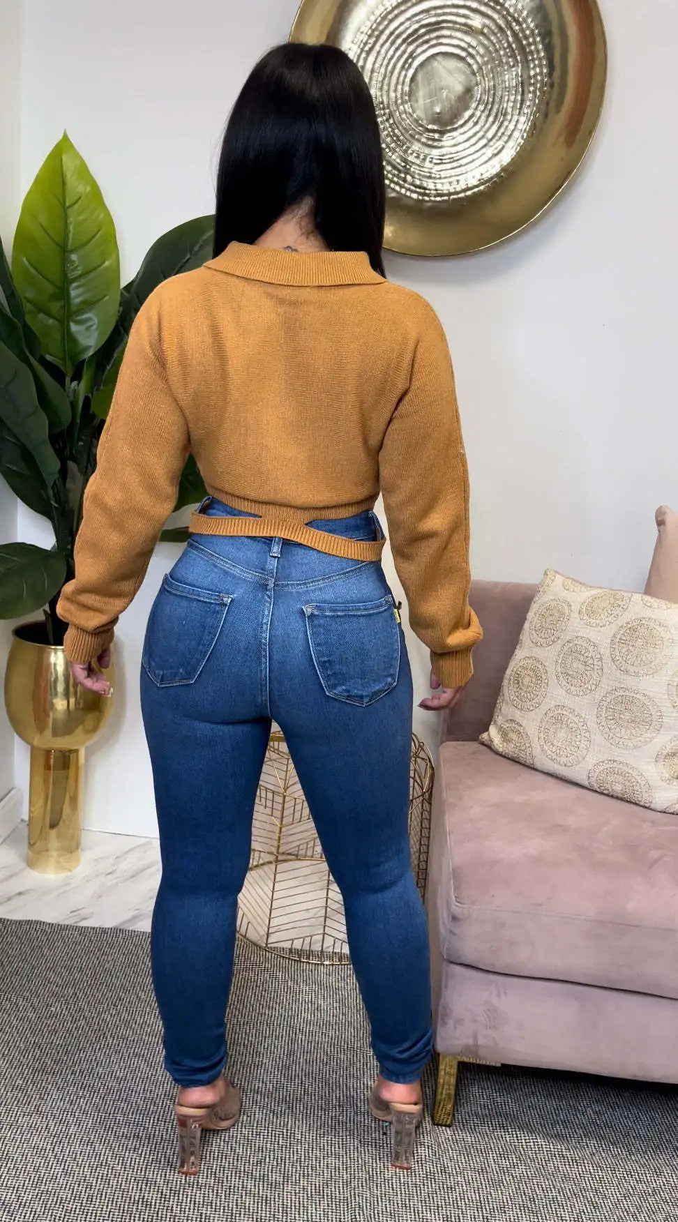 Jeans Women Hole Denim Pencil Pants Ripped Distressed Washed Stretch Mom High Waist Straight Ankle Length Trousers Streetwear Aviola