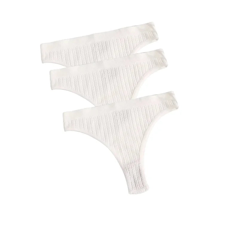 3Pcs/Set Seamless Panties Women Low Waist Briefs Soft Underwear Solid Color Sexy Lingerie Female Underpants Stretch Panty Aviola