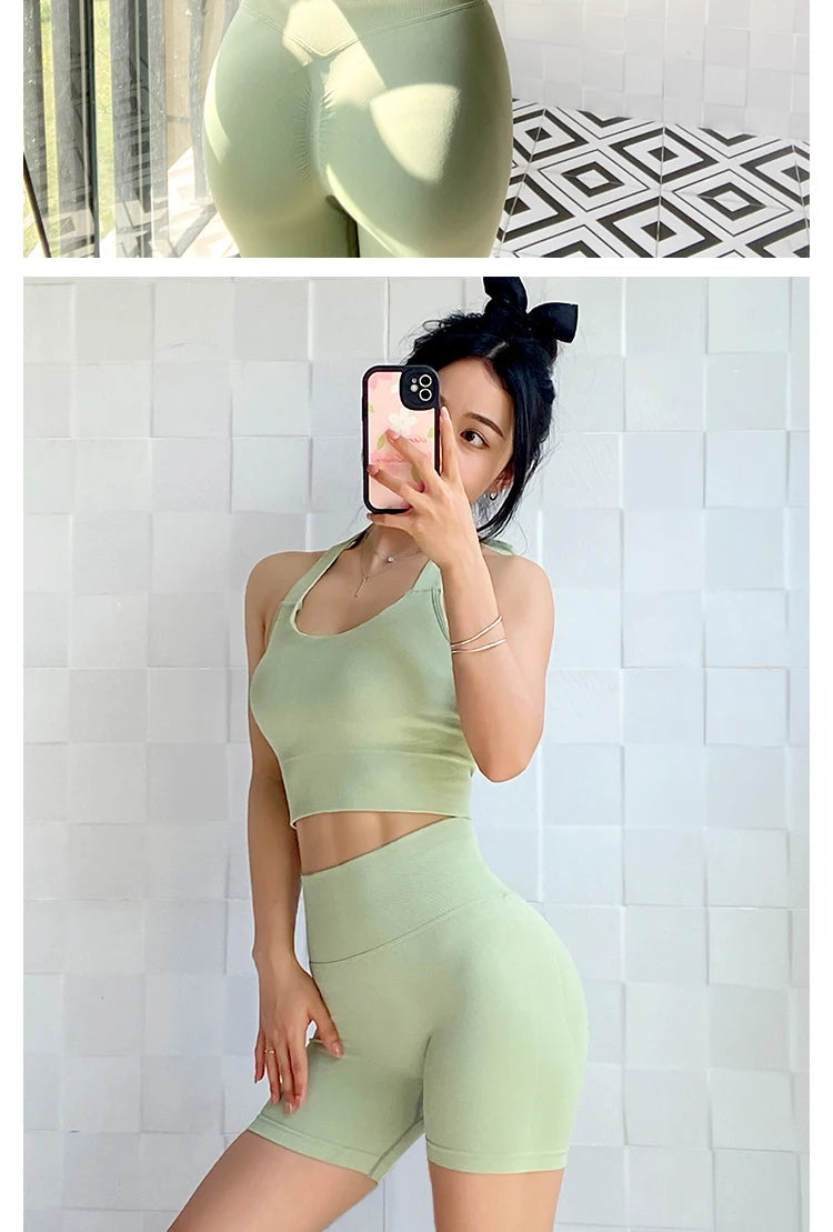 Seamless Push Up Sports Bra for Women, Sports Underwear, Workout Top, Crop Fitness, Active Wear, Yoga Gym Brassiere Sportswear Aviola