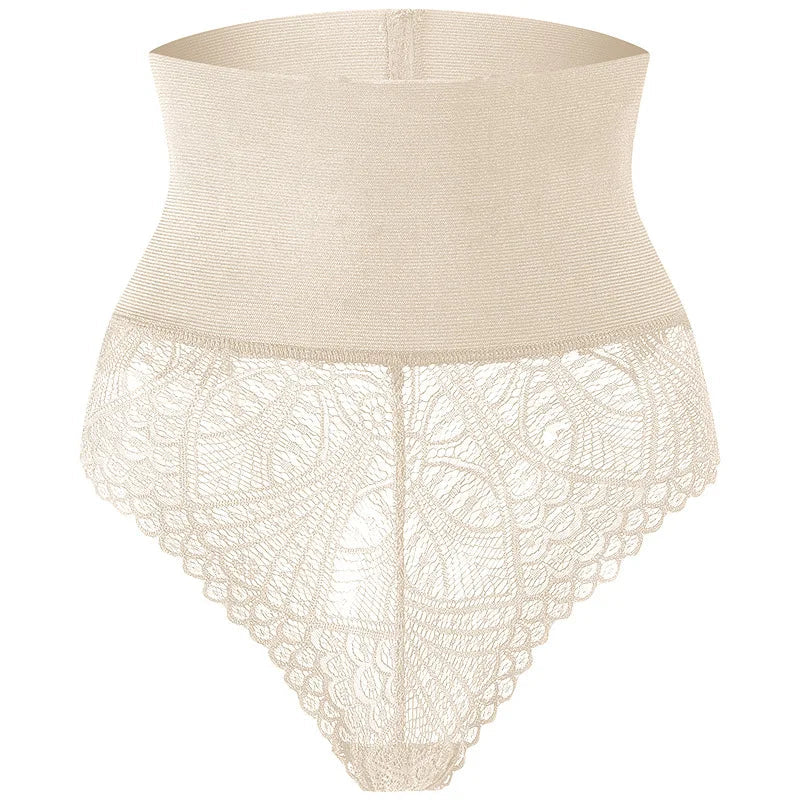 Women's Lace Tummy Control Panties High Waist Slimming Shaper Briefs Sexy Body Shapewear with Butt Lifting and Hourglass Fit Aviola