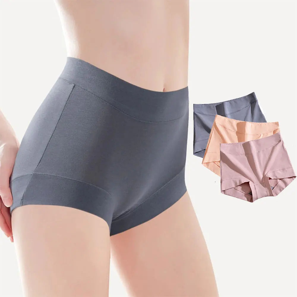 Womens Cotton Panties Comfortable Briefs Underpants High Waist Underwear Soft Breathable Elastic Ladies Underwears Aviola