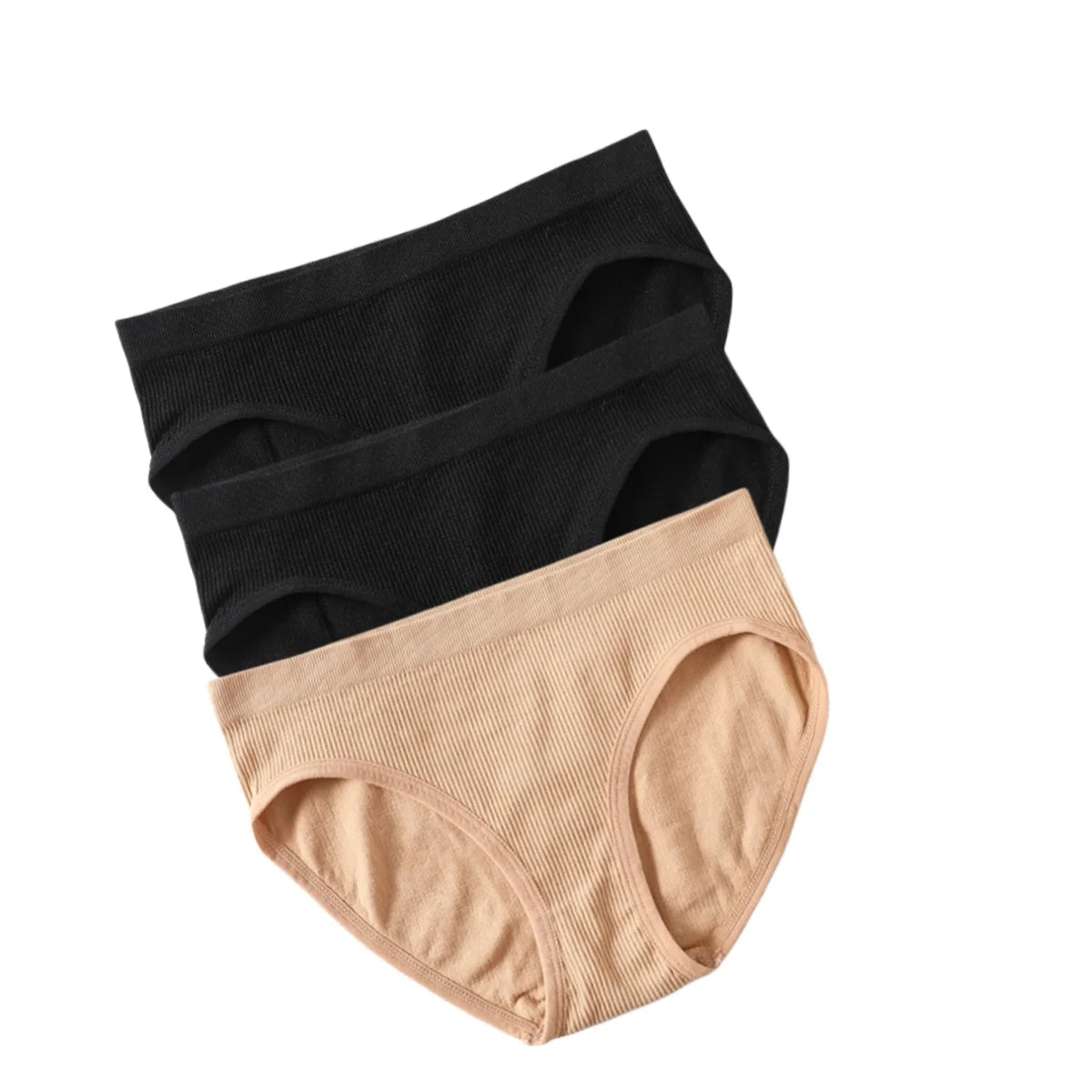 3Pcs/Set Seamless Panties Women Low Waist Briefs Female Full Coverage Back Underwear Sports Underpants Sexy Lingerie Panty Aviola