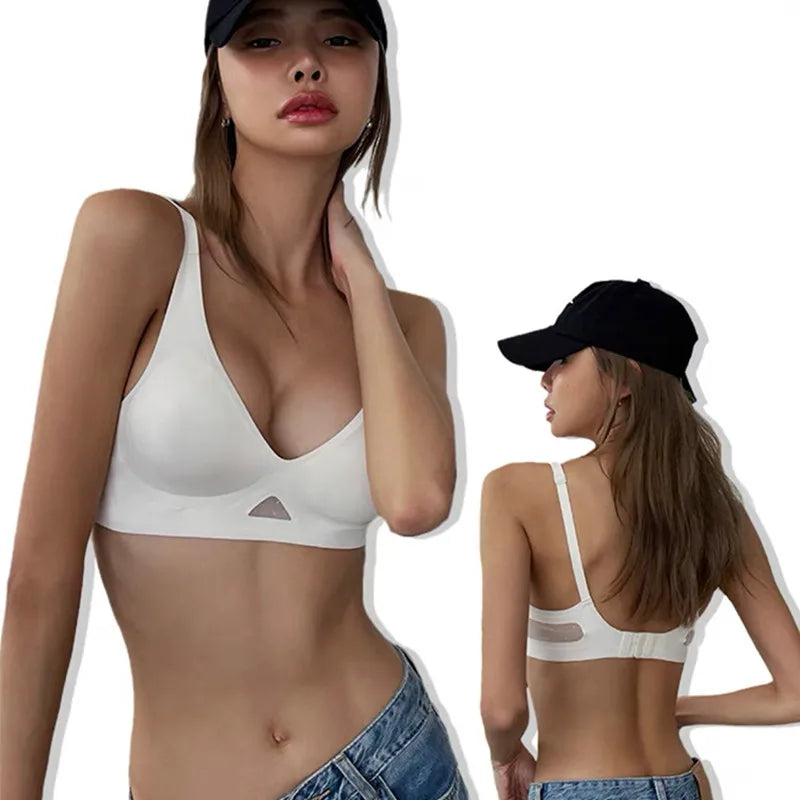 3pcs/Lot Seamless Bras for Women Push Up Brasiere Deep V Bralette Comfort Nonwire Underwear Female Invisible Bra Sexy Lingerie Aviola