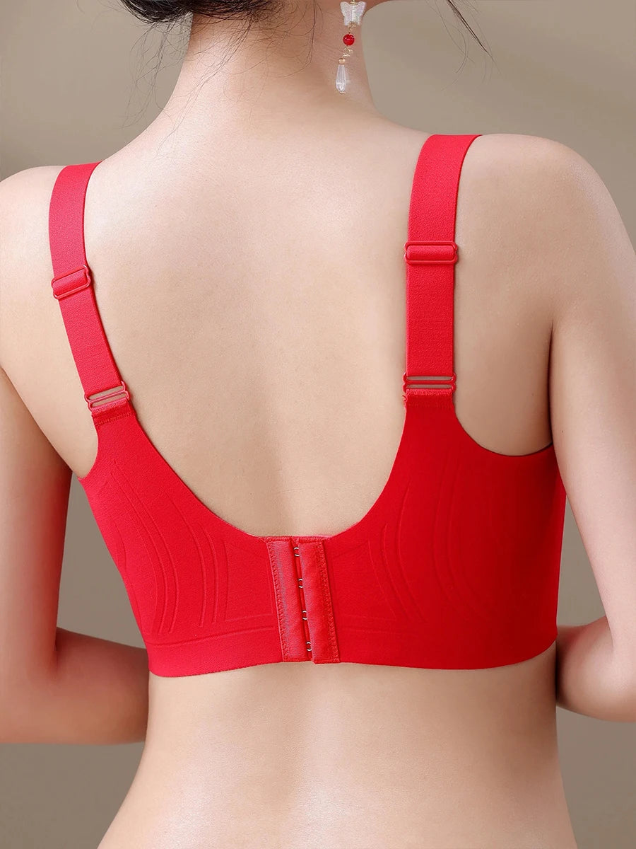 Women Seamless Bras Wireless Underwear Push Up Brasiere Sexy Deep V Bralette Female Thin Invisible Bra Strap Adjustable Lingerie Aviola