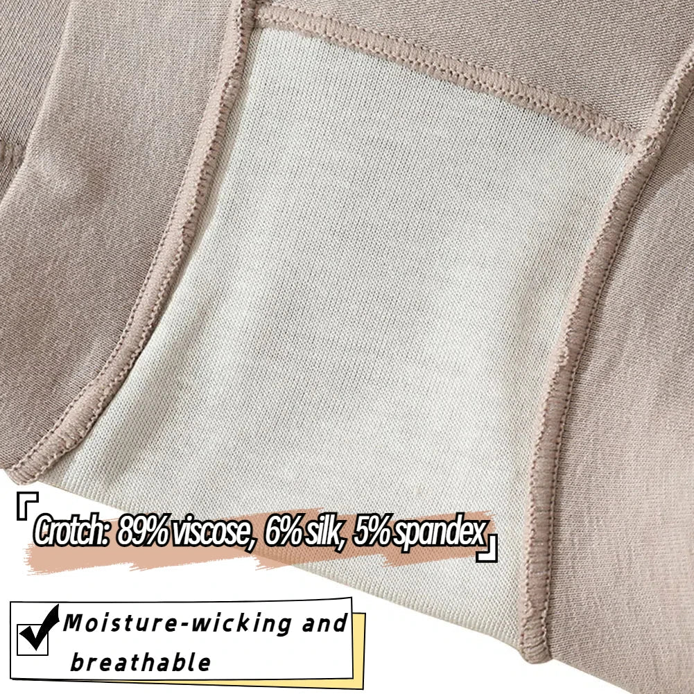 3pcs/Set Plus-size Panties for Women Full Coverage Cotton Lady Breathable Underpants Comfortable Soft Underwear Aviola