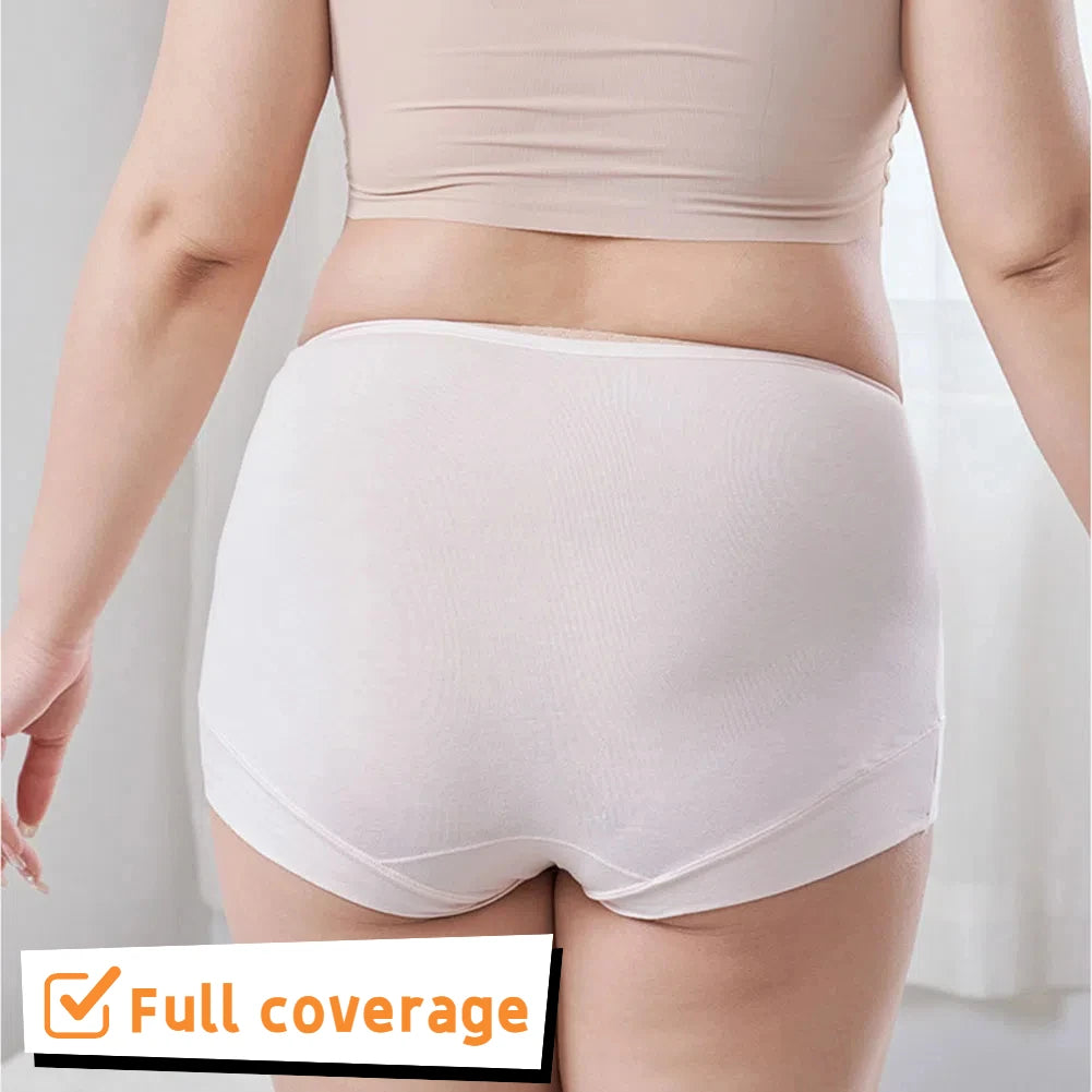 3pcs/Set Plus-size Panties for Women Full Coverage Cotton Lady Breathable Underpants Comfortable Soft Underwear Aviola