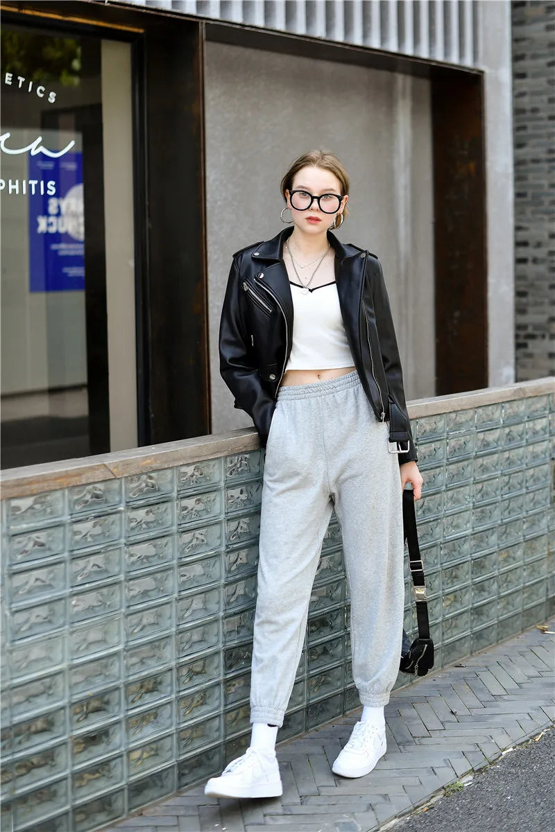 RARF Spring and Autumn 2024 The new belt detachable epaulet motorcycle jacket leather jacket Aviola