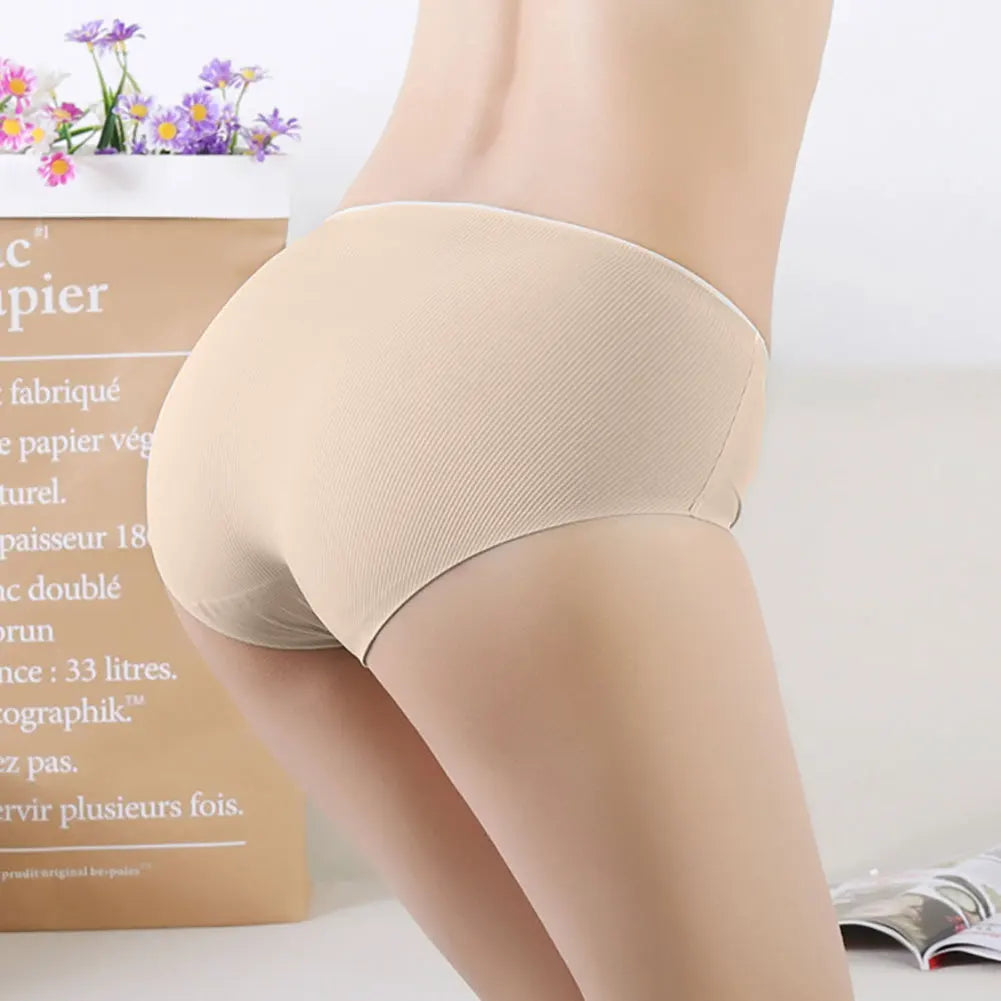5pcs/Set Women's Breathable Panties Multipack Underwears for Women Girls Soft Knickers Lady ice Silk Underpants Aviola