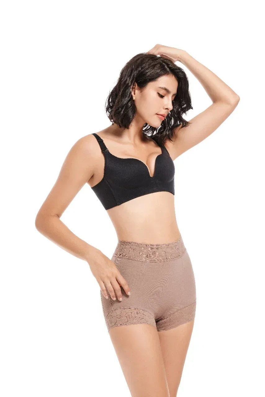 Body Shaper Women Tummy Control Panties Lace Shorts Hourglass Girdles Shapewear Butt Lifter Aviola