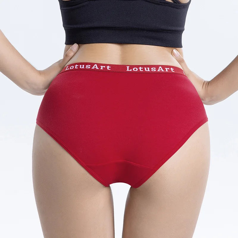 2PCS/Set Cotton Panties Women High Waist Briefs Solid Color Pantys Female Intimates Comfot Breathable Lingerie M-2XL Underpants Aviola