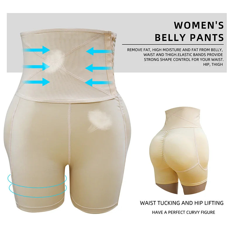Body Shaper Butt Lifter Enhancer Hip Pad High Waist Tummy Control Panties Invisible Briefs Fake Ass Buttock Slimming Thigh Aviola