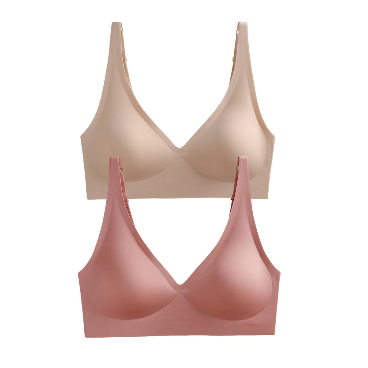 2Pcs/Set Seamless Bra Women Underwear Wireless Brassiere Soft Padded Intimate Female Push Up Sexy Lingerie Underwear Sleepwears Aviola