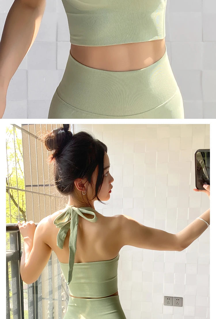 Seamless Push Up Sports Bra for Women, Sports Underwear, Workout Top, Crop Fitness, Active Wear, Yoga Gym Brassiere Sportswear Aviola