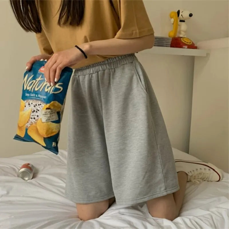 Explosive shopee Europe and the United States loose fashion shorts women's new hot sales joom Aviola