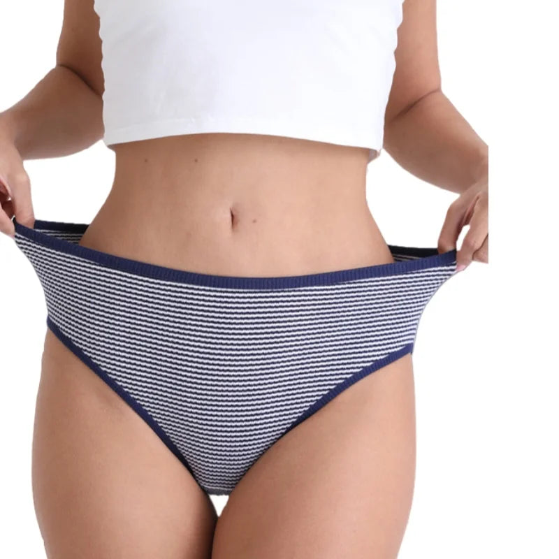 2Pcs/Set Women High Rise Panties Seamless Underwear Winter Warm Underpants Breathable Briefs Female Sexy Lingerie Aviola
