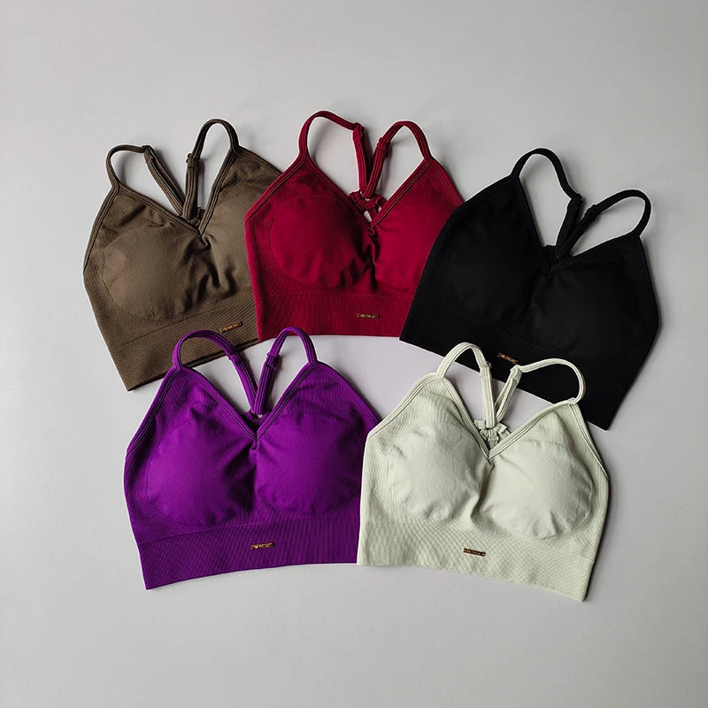 2PCS Women's Seamless Sports Bra Yoga Suit Quick-Dry Hip Lifting Fitness Gym Workout Sets Outfit Leggings Set Gym Wear Set Aviola