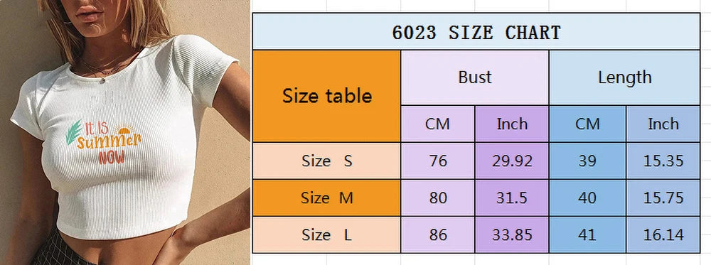 2024 Europe and the United States street new print season art text short sleeve women Y2K women's T-shirt vest halter Aviola