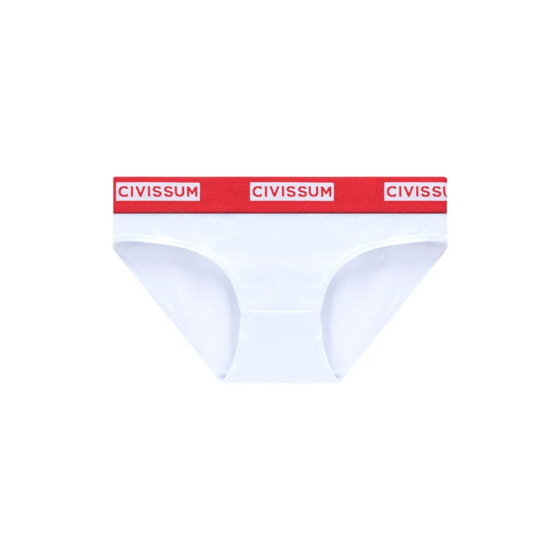 Women 100% Cotton Sexy Rainbow Panties Female Low Waist Underwear Classic Design Lingerie Girls Cute Briefs Aviola