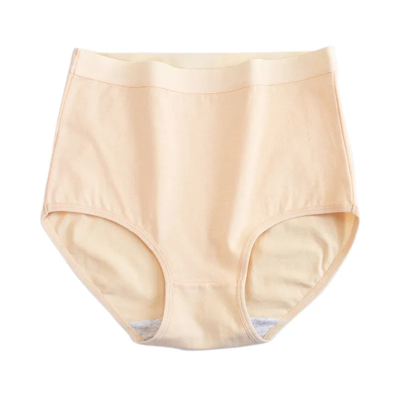 2PCS/Set Women Plus Size Panties Body Shaper Cotton Underwear Lingerie 6 Colors Sexy Female High Waist Seamless Briefs NKT2119-2 Aviola