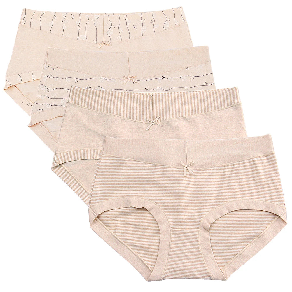 4Pcs/Set M-3XL Women's Briefs Comfortable Womens Cotton Underpants Ladies Underwear Full Coverage Soft Breathable Panties Aviola