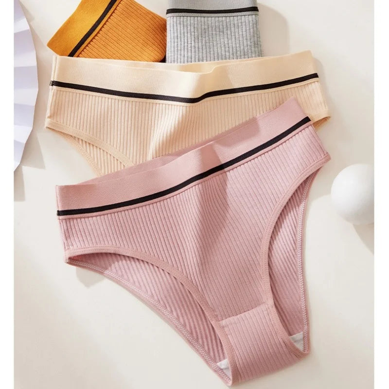 Seamless Panties Women Hip Lift Briefs Cotton Panties Breathable Mid Waist Underwear Female Sexy Lingerie Aviola