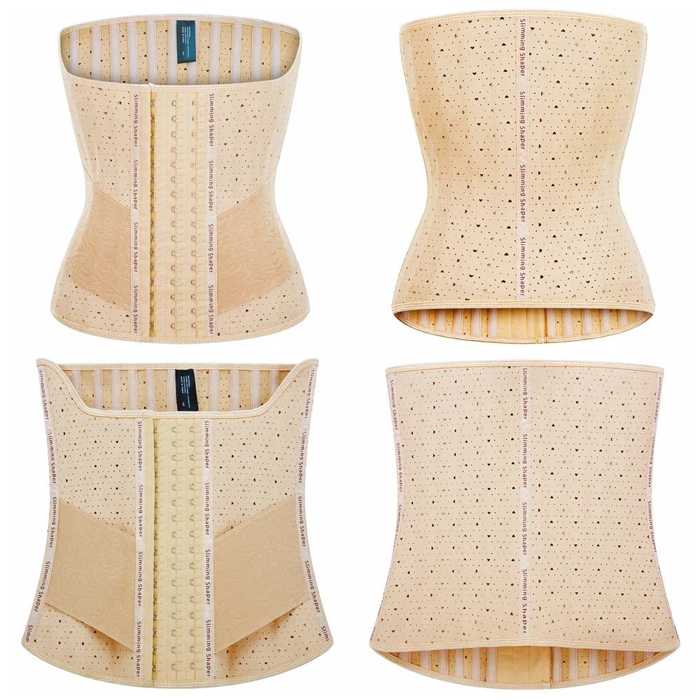25 Steel Bones Latex Body Shaper Waist Trainer Tummy Control Long Torso Corset Shapewear Women Fajas Colombian Girdles Cincher Aviola