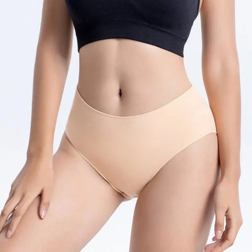 10Pcs/Set Cotton Panties Women Comfort Briefs Female High Waist Underwear Underpants Solid Color Intimates M-2XL Aviola