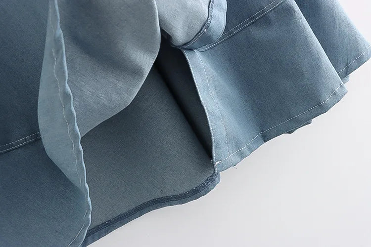 Denim Skirts Women Mid Length Skirt A Line Y2k Streetwear High Waist Elegant Vintage Casual Temperament Slim Mom Jeans Work 2025 Aviola