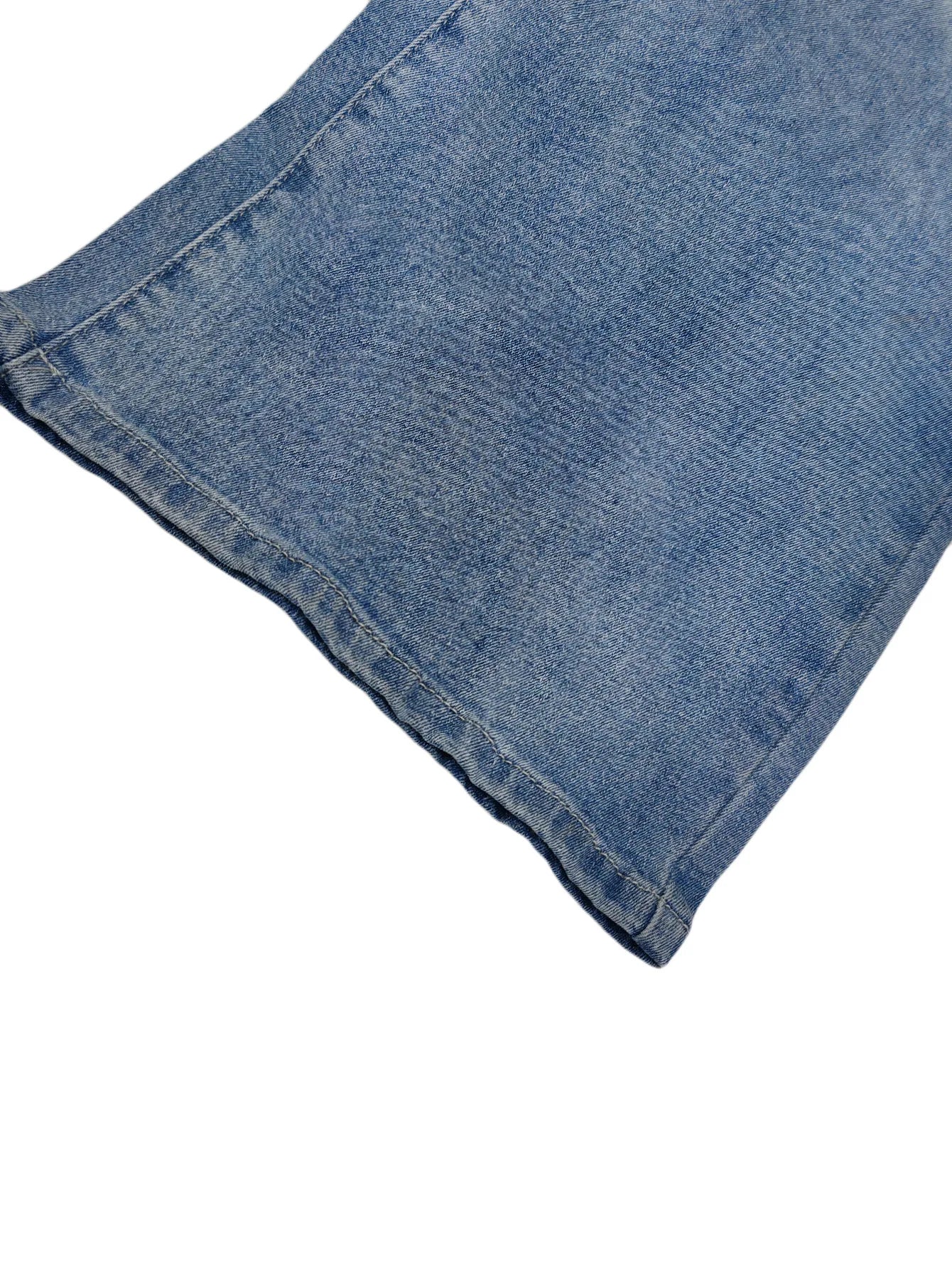 Denim Pant Women Jeans Wide Leg Long Pants High Waist Straight Trousers Y2k Streetwear Embroidery Splice Mom Jeans Party Club Aviola
