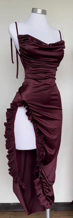 Senior sense Y2K sexy halter Spice Girl dress Aviola